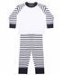 Navy Stripe/White