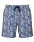 White/Navy Leaf*